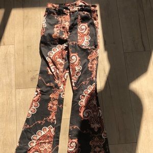 AFRM High Waisted bell bottoms size 30